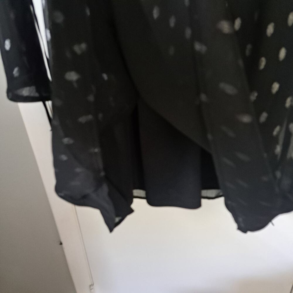 As U Wish Black and Sliver Knee Length Party Dress Women's Large - Picture 5 of 8